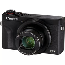 Load image into Gallery viewer, Canon PowerShot G7 X Mark III, negro, con batería de repuesto